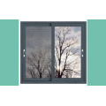 Double Tempered Glass Aluminum Sliding Window with SS Screen